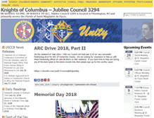 Tablet Screenshot of kofc3294.org